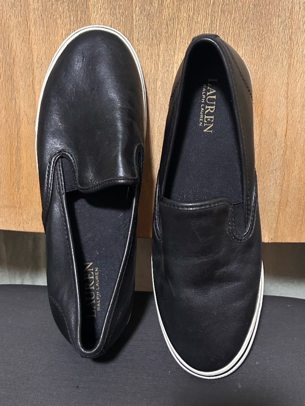 Women's sz 8.5, Black Ralph Lauren Shoes